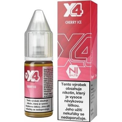 X4 Bar Juice Salt Chladivá třešeň 10 ml 10 mg