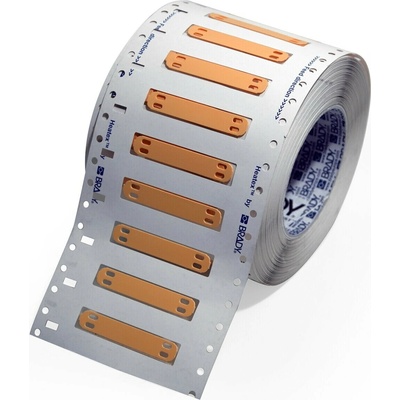 Brady HCM-60x10-B7643-OR / 620332, THT Heatex Cable Markers, 60.00 mm x 10.00 mm