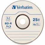 Verbatim Диск Verbatim BD-R, 25 GB, 4x скорост на запис, 5 бр, office1_2065240020