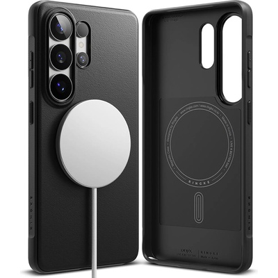 Ringke Силиконов (TPU) калъф с MagSafe за Samsung Galaxy S26 Ultra - Ringke Onyx Magnetic MagSafe Case (черен) (KF2361700)
