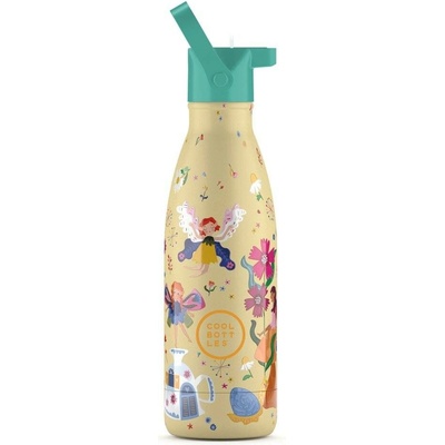 Cool Bottles Dětská nerezová termolahev Kids Magical Fairies třívrstvá 350 ml