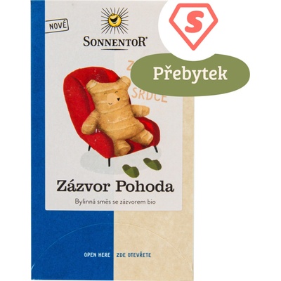 Sonnentor Zázvor Pohoda Bio 18 x 1,8 g