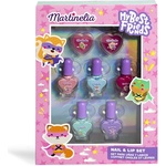 Aquarius Cosmetic Комплект лак за нокти и гланц за устни, Martinelia, Моят най-добър приятел, 7 части