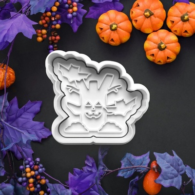 Halloween - Vykrajovátko s pečiatkou