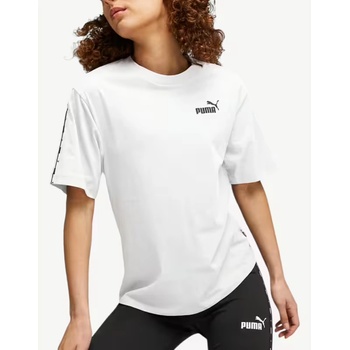PUMA Ess Tape Tee White