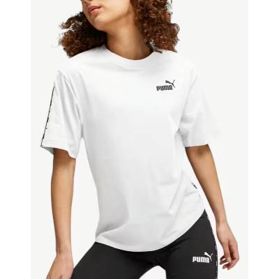 PUMA Ess Tape Tee White