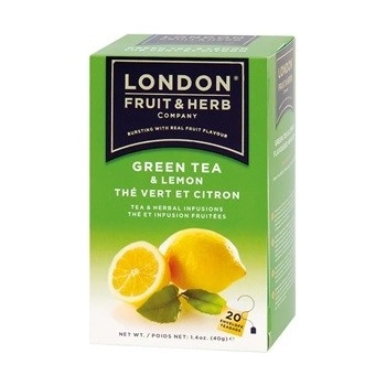 London Herb Zelený čaj s citronem 20 x 2 g