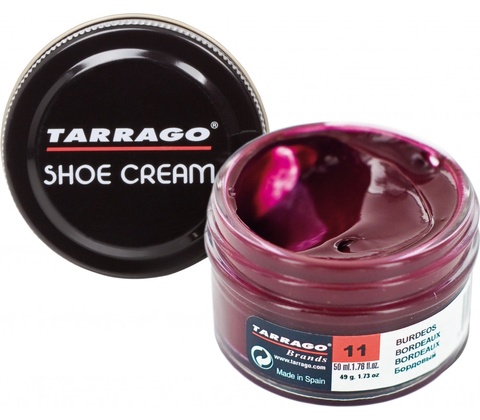 Tarrago Barevný krém na kůži Shoe Cream 11 Bordeaux 50 ml