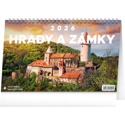 Hrady a zámky stolní 2026