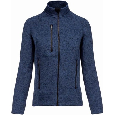 Kariban Full zips heather jacket navy