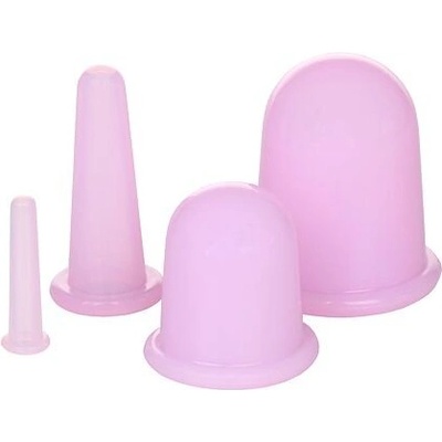 Merco Cups 4Pack masážne silikonové baňky fialová