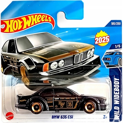 Hot Wheels Auto Wild Widebody BMW 635 CSi čierno-zlaté