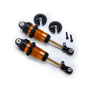 Traxxas амортисьор GTR дълъг оранжев PTFE TiN (2)