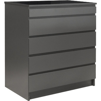 Carmen Скрин за дрехи york - графит (3575577)