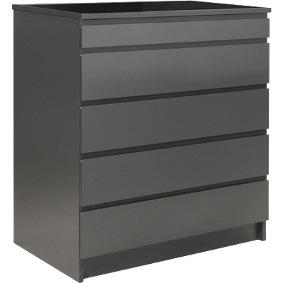 Carmen Скрин за дрехи york - графит (3575577)