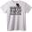 NOONEBRAND Тениска Внимавай с Опашчиците - XL, White
