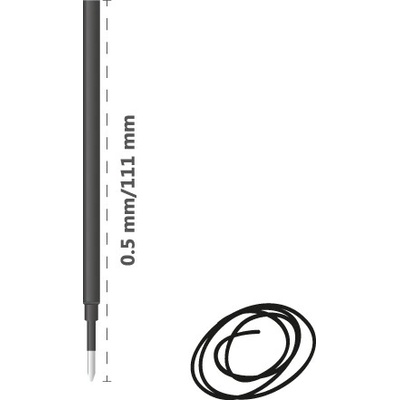 MICRO Náplň pre rollery keramická MICRO 0,5 mm černá 458366