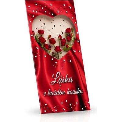 Selllot Láska v každém kousku mléčná s mandlemi a malinami 175 g