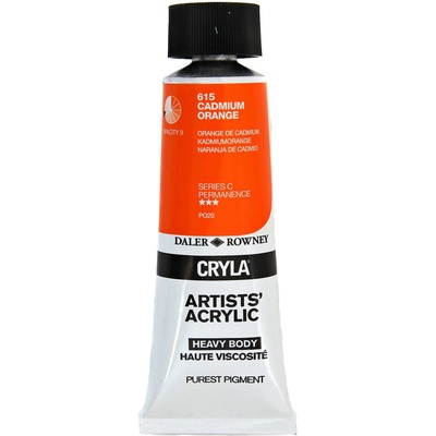 Daler-Rowney Cryla Artists’ АКРИЛНА боя Cadium Orange 75 ml 1 бр (125075615)