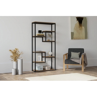 Asir Knihovna EMINA ořech černá