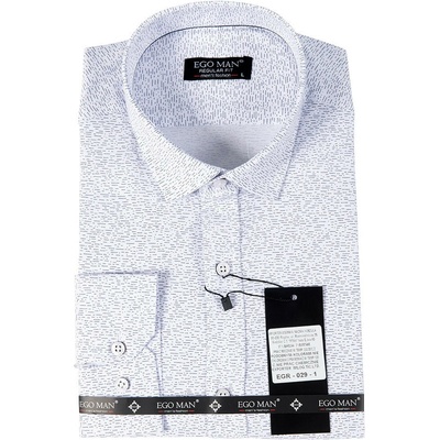 Ego Man pánská košile regular fit EGR-029-1 bílá