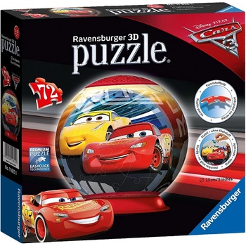 Ravensburger 3D Puzzleball Auta 3 72 ks