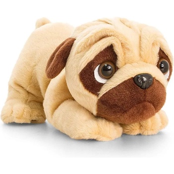 Image 1 of Keel Toys - Плюшено куче - Мопс легнал със звук - 26 см