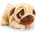 Keel Toys - Плюшено куче - Мопс легнал със звук - 26 см