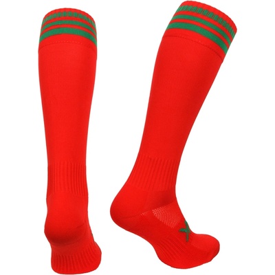 ATAK Sports Юношески чорапи ATAK Sports ATAK Bars Socks Junior - Red/Green