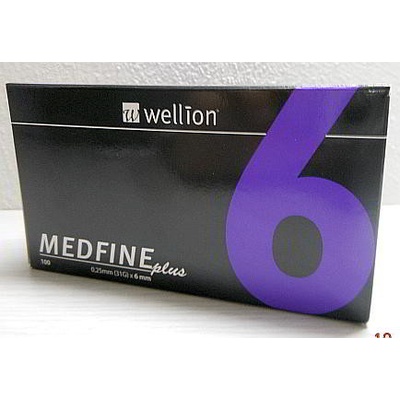 Wellion Medfine Plus Jehly 31Gx6 mm 100 ks inz.pera