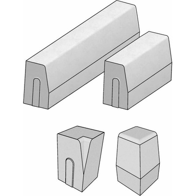 CS-BETON s.r.o. CSB OBRUBNÍK SILNIČNÍ H 15 x 25 x 100 přímý Šedý paleta 18 ks