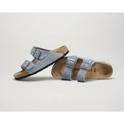 Birkenstock чехли от велур Arizona Suede Leather (1032735)
