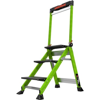 Little Giant Ladder Степ стълба от фибростъкло с широки стъпала Jumbo Step 1x3 стъпала (11933EN)