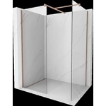Mexen Kioto душ преграда Walk-in 155 x 80 cm, прозрачна, розово злато - 800-155-202-60-00-080 (800-155-202-60-00-080)