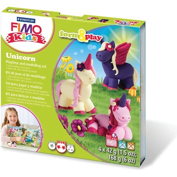 FIMO Комплект глина Staedtler Fimo Kids, 4x42g, Unicorn (23850-А-UNICORN)