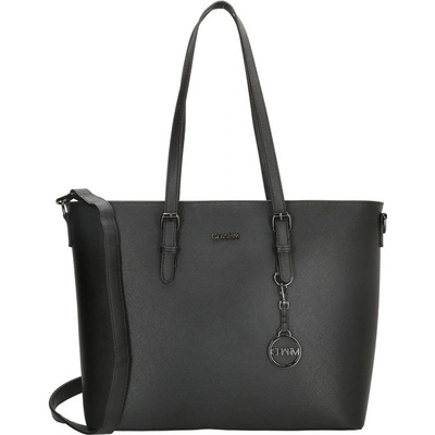 Charm London Černá prémiová shopper kabelka „Rachel“