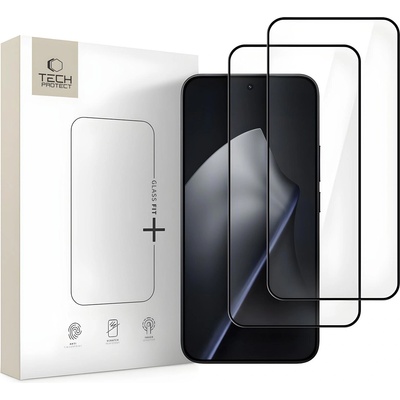 Tech-Protect Glass Fit+ закалено стъкло за Xiaomi Redmi 15 4G/Redmi 15 5G - Черен KP39764