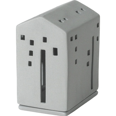 räder Svícen domeček Grey, šedá barva, keramika
