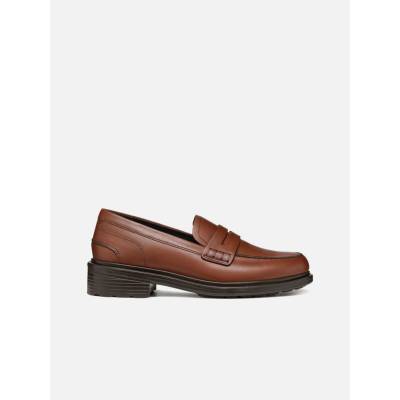 Geox Кафяви дамски мокасини Geox Walk Pleasure Geox | Bezhov | ЖЕНИ | 39