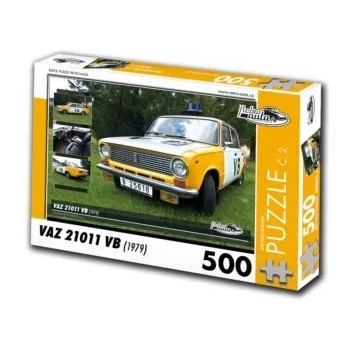 Image 1 of Retro cars - Puzzle VAZ 21011 VB (1979) - 500 piese