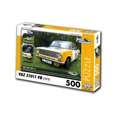 Retro cars - Puzzle VAZ 21011 VB (1979) - 500 piese