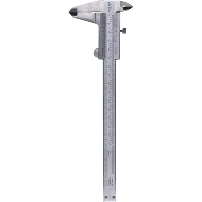 KINEX Posuvné měřítko 150 mm, 0,02 mm, aretace šroubkem, mm+inch, monoblok, ČSN 25 1238, DIN 862