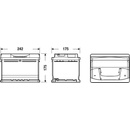 Exide Excell 12V 60Ah 540A EB602