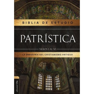 Reina Valera Revisada, Biblia de Estudio Patristica, Tapa dura, Interior a dos colores, Palabras de Jesus en rojo | José María de Rus (ISBN: 9788418204586)
