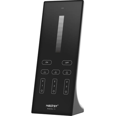 RF ovladač Mi-Light Y1 pro jednobarevné LED pásky 3 zóny 3 scény černý