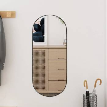 Image 1 of vidaXL Стенно огледало 25x60 см стъкло овално (350454)