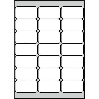 Etikety univerzálne 63,5x38,1mm Agipa A4 100 hárkov