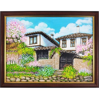 КАРТИНА "ПРОЛЕТ В ЗЛАТОГРАД" АКРИЛ