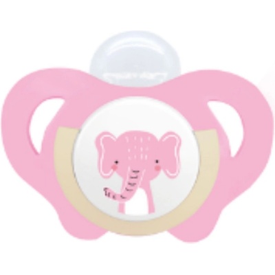 Wee Baby Залъгалка Wee Baby - Safari, 0-6 м, розова (946)