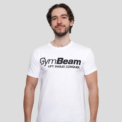 GymBeam Тениска Lift White S